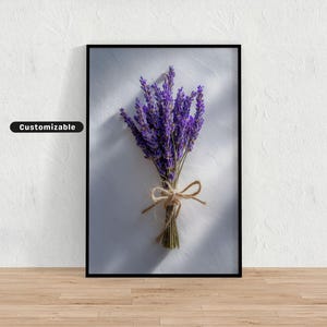 Pressed flower collage with wild herbs and bee illustration in vintage style | Wildflower Botanical Print | Boho Farmhouse Wall Art