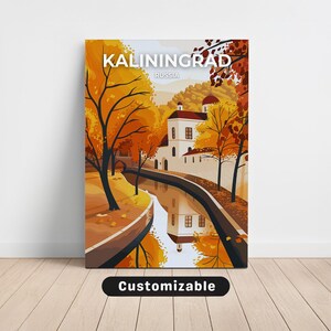 Kaliningrad, Russia Travel Canvas , Kaliningrad, Russia Travel poster , Custom Canvas , Poster Wall Art , Travel Art , Digital download