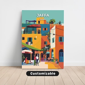 Jaffa, Israel Travel Canvas , Jaffa, Israel Travel poster , Custom Canvas , Poster Wall Art , Travel Art , Digital download