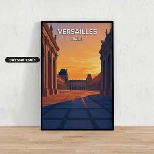 Versailles, France Travel poster , Versailles, France Travel poster , Custom poster , Poster Wall Art , Travel Art , Digital download