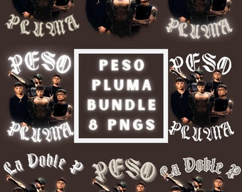 Peso Pluma 8 PNG Bundle