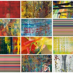 25 Gerhard Richter 4k Samsung Frame TV Art Collection, Frame TV Download Art Bundle, Digital Art for Frame TV, Gerhard Richter Tv Frame Art image 3