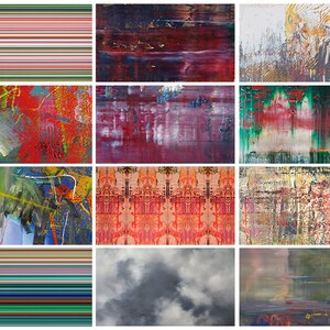 25 Gerhard Richter 4k Samsung Frame TV Art Collection, Frame TV Download Art Bundle, Digital Art for Frame TV, Gerhard Richter Tv Frame Art image 2