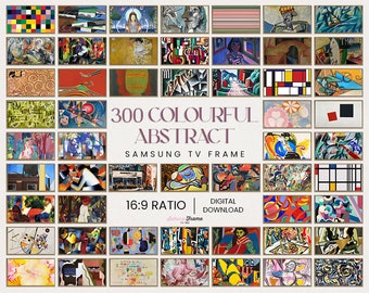 300+ Colorful Abstract Art for Samsung Frame TV (Digital Download)