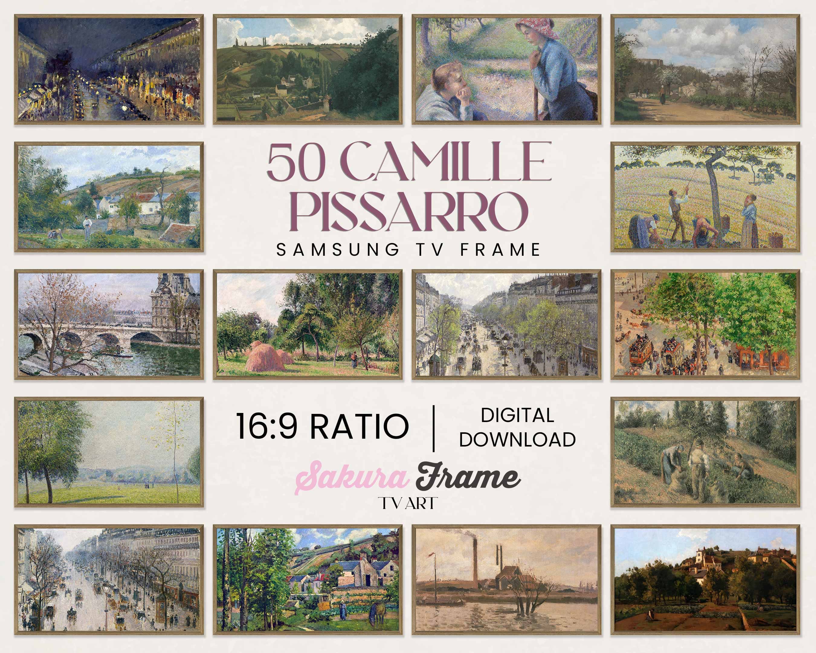 Frame tv pissarro - Etsy 日本