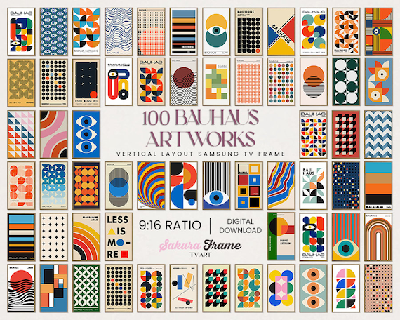 アート・デザイン・音楽 BAUHAUS Bauhaus Musik Vinyl Retro Art Print - Etsy