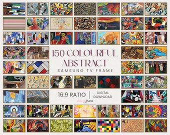Colorful Abstract Art Collection for Samsung Frame TV (Digital Download)