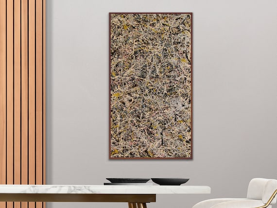 25 Jackson Pollock Art Vertical 4k Samsung Frame TV Art
