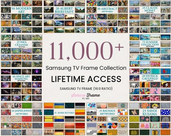 Frame TV Art Set van 11.000+ vintage kunstcollectie, hele winkel, alle beroemde kunstschilderijen, moderne tv-kunst, Samsung Art, digitale download