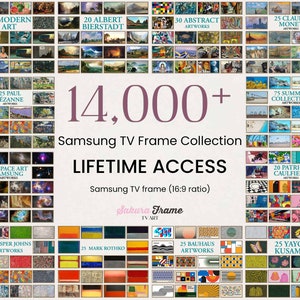 Frame TV Art Set of 14,000+ Vintage Art Collection, Entire Store, All Art Famous Art Paintings, Modern TV Art, Samsung Art, Digital Download