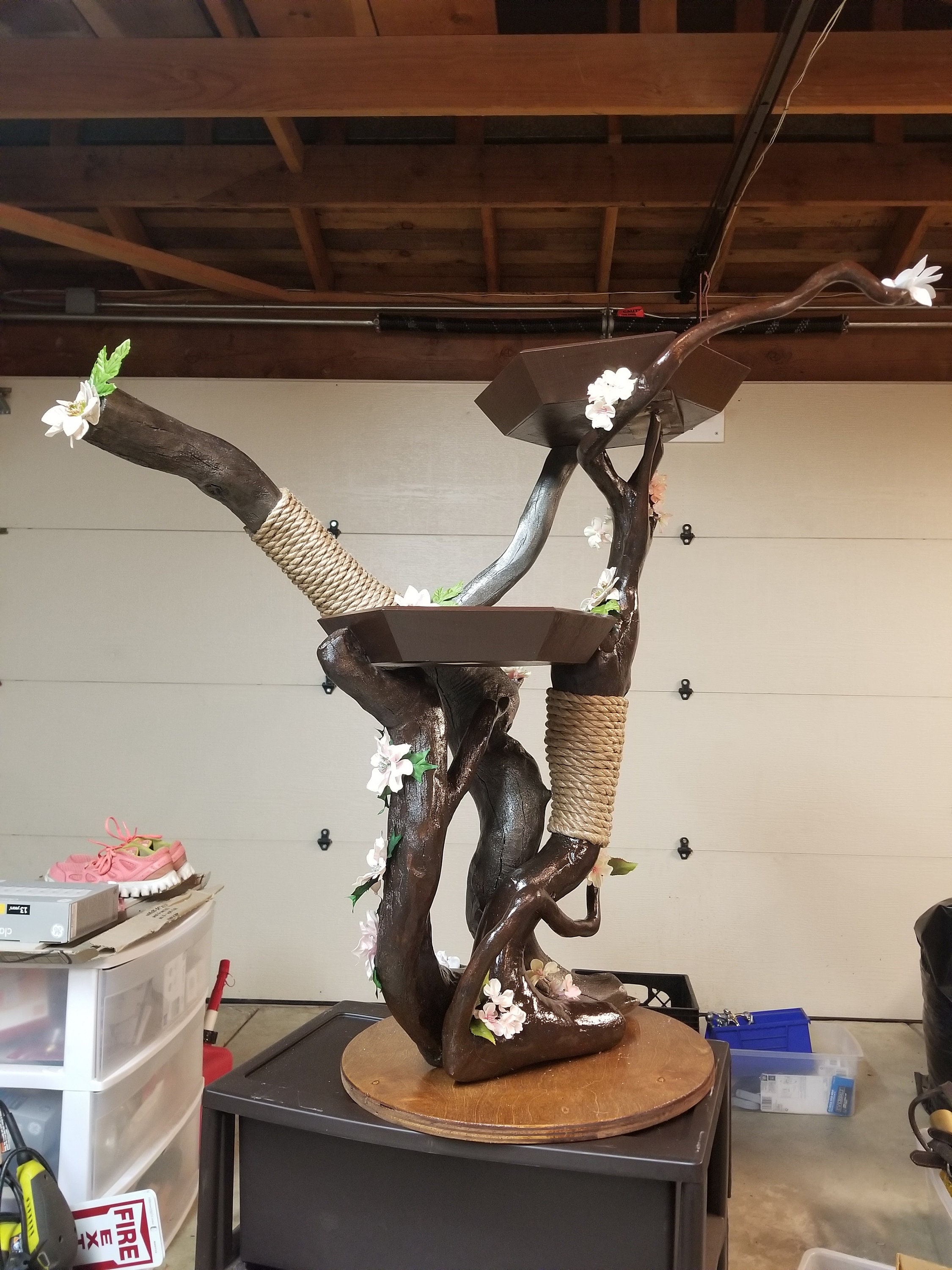 Driftwood Cat Tree Etsy