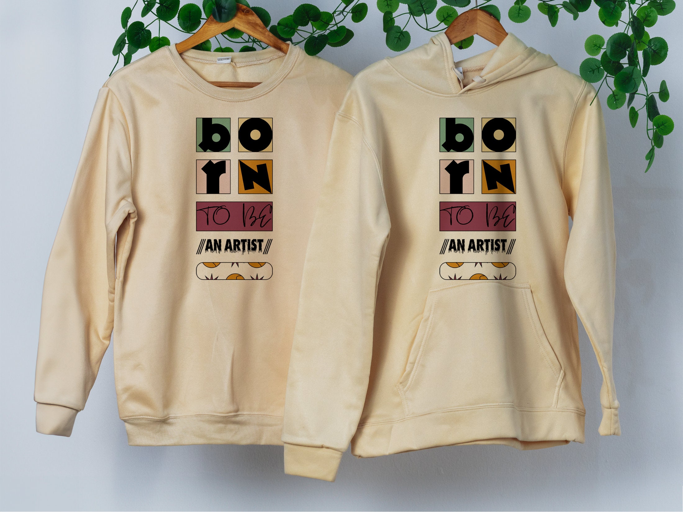 Born to Be an Artist Design PNG, Sweatshirt / T-shirt Design PNG, Art ...