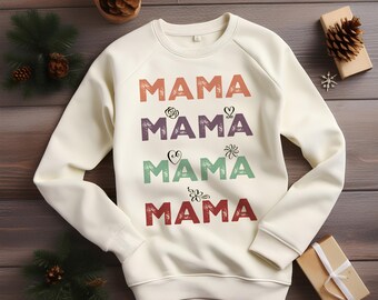 Mama T-Shirt SVG Design, Mom Shirt Clipart (Digital Download)