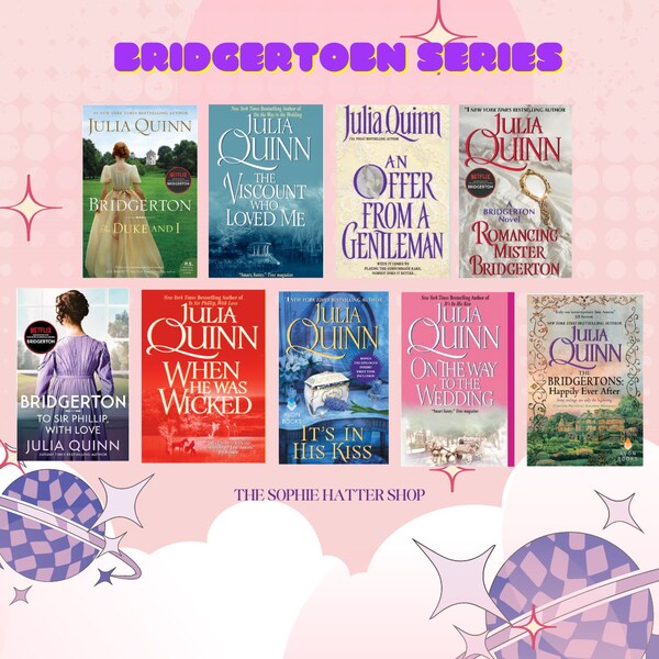 Bridgerton Series by Julia Quinn - Etsy