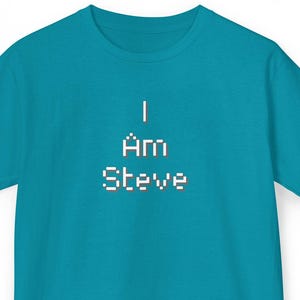 Maglietta per bambini "I Am Steve", divertente e giocosa, regalo per compleanni, abbigliamento casual, avventure estive