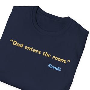 Bandit Heeler Dad T-Shirt: Bluey Inspired Minimalist Tee