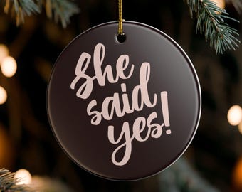 Personalized Travel Keepsake Ornament | Custom Couple Christmas Ornament | Engagement Proposal Souvenir | Anniversary Gift | Vacation Memory