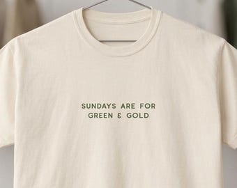 Wisconsin Game Day Boxy Crop Tee | Wisconsin Football Fan Crop Top | Minimalistic Football Garment Dyed Tee