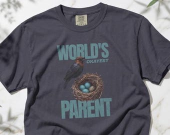 Birder Gift T-Shirt, Funny Bird Shirt, Cowbird Nest Tee, Parenting Humor T-Shirt, Comfort Colors Shirt, New Parent Gift, Bird Watching Gift