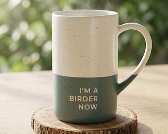 Birder Engraved Mug | Funny Birdwatching Gift | 13 oz Mug for Bird Lovers | Birdwatcher Coffee Mug | New Birder Gift