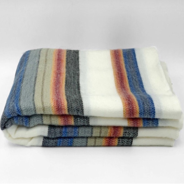 Alpaca Wool Blanket /Alpaca  Throw /Queen size blanket / handmade wool blanket / BLANKET /  luxury gift idea.