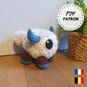 Crochet PATTERN Boufton dofus, amigurumi, PDF to download in French, crochet cuddly toy, handmade plush, crochet pattern