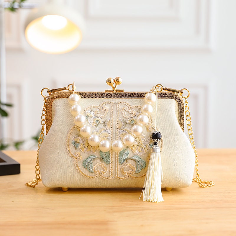 Embroidered handbags uk sale