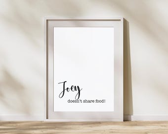 Custom Quote Wall Art: Personalized Text Print (Digital Download)