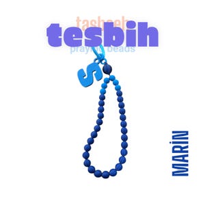 Abalorio de letra personalizable Tasbeeh, cuentas de oración personalizadas, impresión 3D, letra colorida, accesorio para bolso, regalo islámico especial para niñas y mujeres.