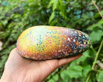 Flower Art | Nature Art | Stone Art | Painted Rocks | Home Decoration | Handmade Gifts | Garden Ornaments | Rock Art | Unique Gifts
