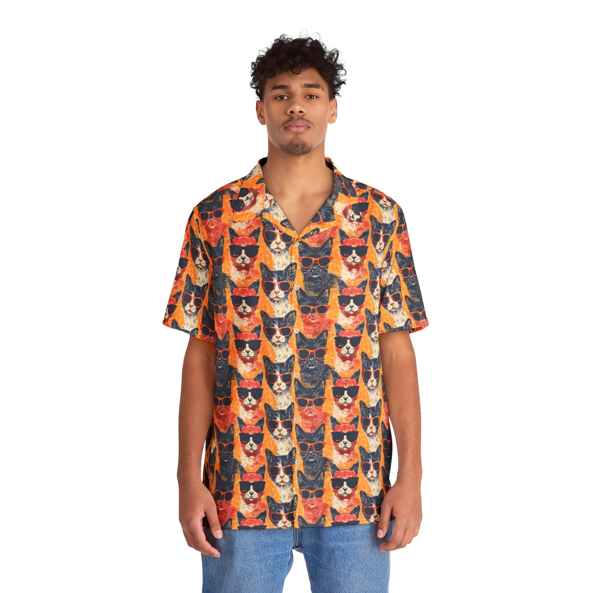 Discover Feline Frolic Kitten All Over Print Hawaiian