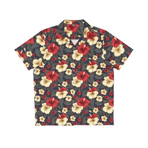 Hibiscus To Discuss Batik Motifs Hawaiian Shirt, All Over Print, Batik Inspired Shirt, batik t-shirt, mens batik shirt, summer shirt