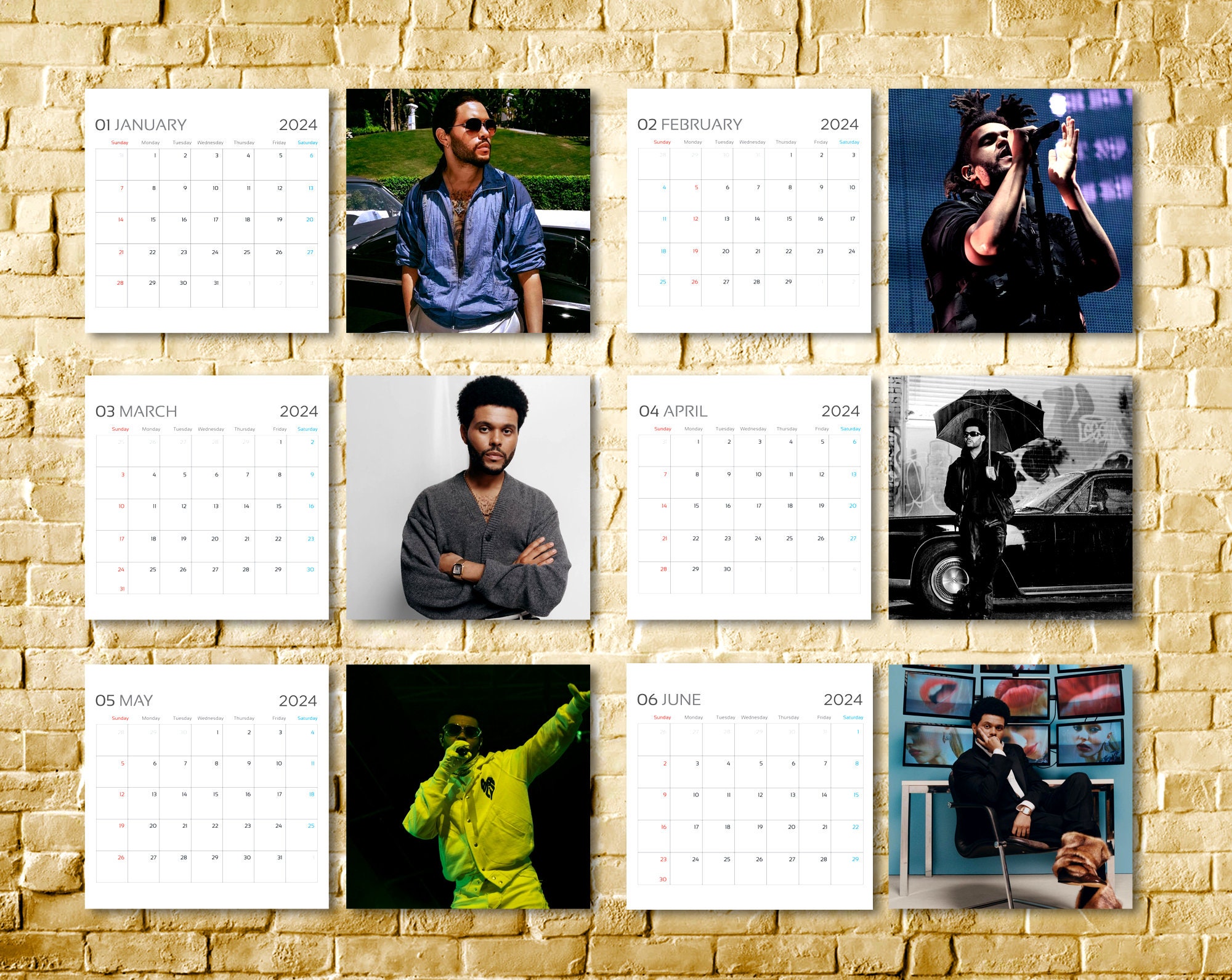 The Wee.knd Calendar 2025 Celebrity Calendar 2025 Wall Calendar sold by