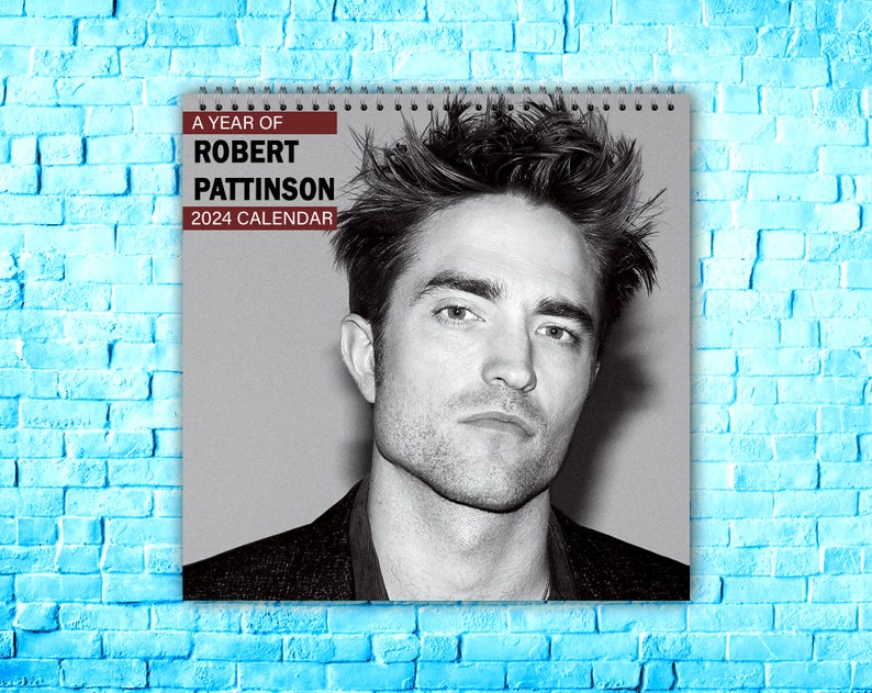 Robert Pattinson Calendar 2024 Celebrity Calendar 2024 Etsy