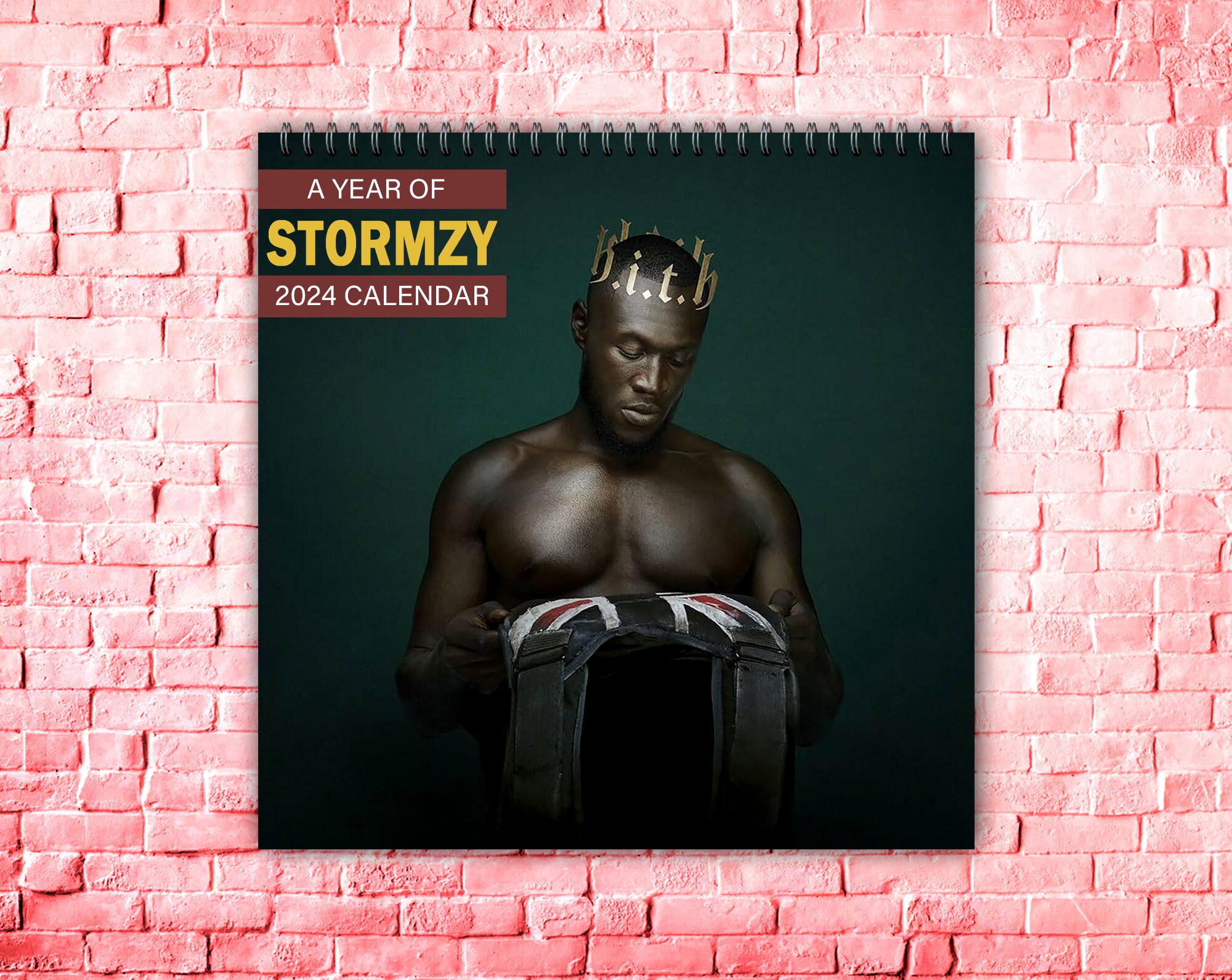 Rapper Stormzy Calendar 2024 Celebrity Calendar 2024 Wall Calendar