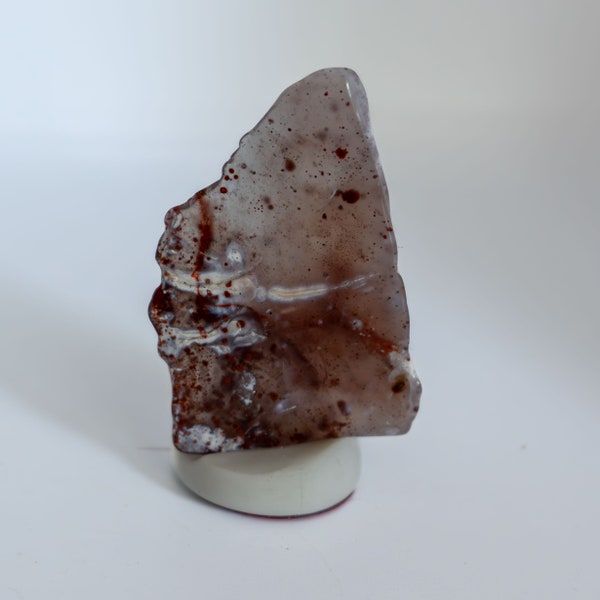 Rare Pigeon Blood Agate Polished Stone