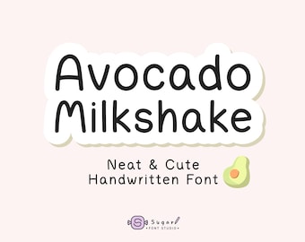 Handwritten Font (OTF/TTF) – Digital Download