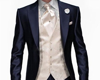 Men&#39;s Custom Tailored 3-Piece Suit: USA Made Wedding & Business Wear