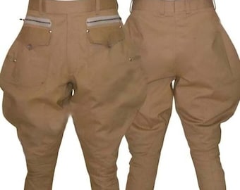 Pantalones ecuestres steampunk para hombre