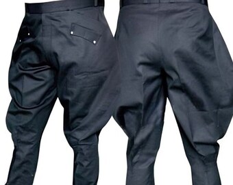 Pantalones vaqueros para hombre: Jodhpurs ecuestres estilo steampunk