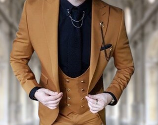 Terno Masculino MOGU Slim Fit 2 Peças - Smoking Vinho Para Casamento E Eventos
