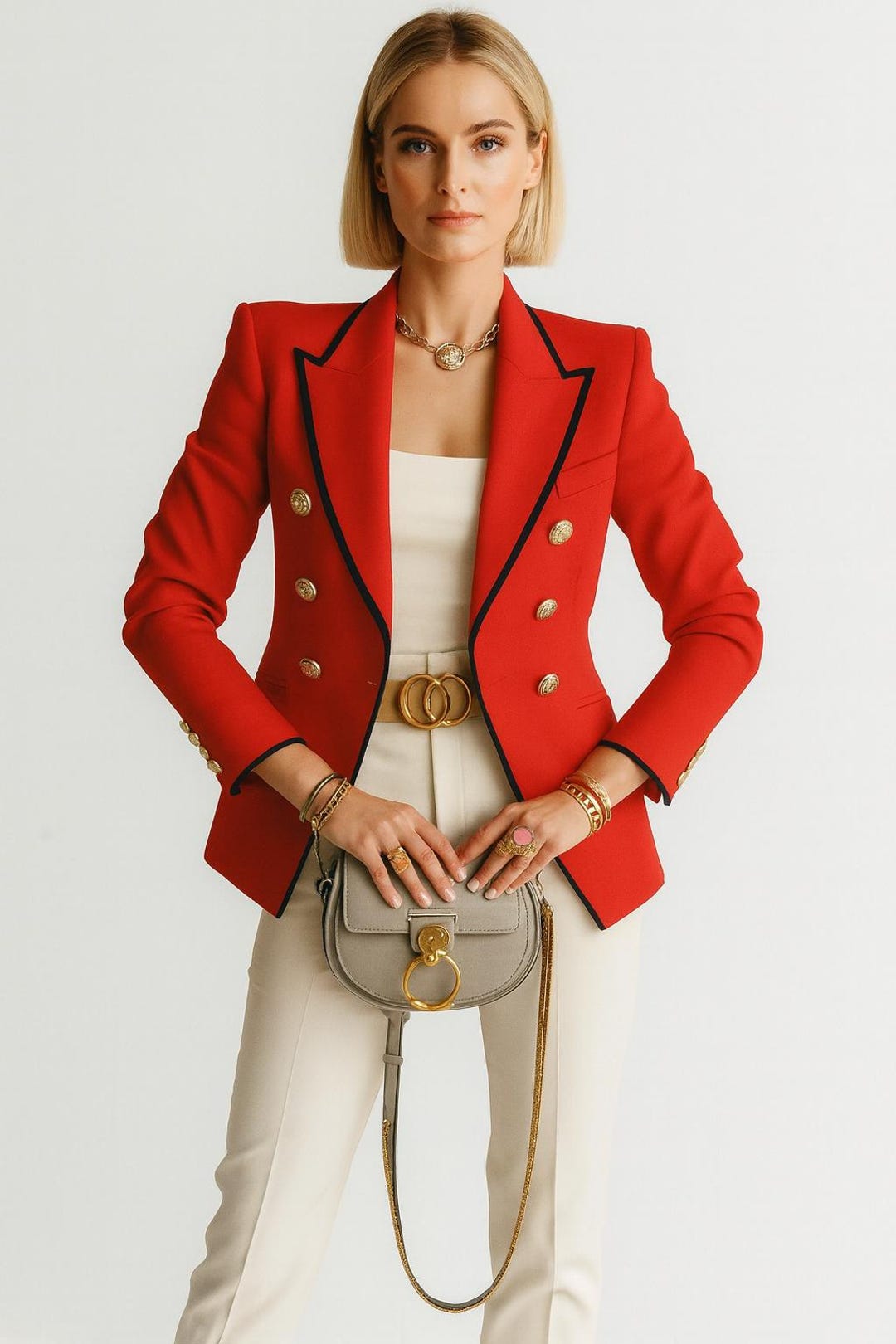 red dress jackets for ladies Women's Red Blazers