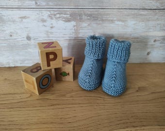Baby bootie pattern (0-3 months) / Baby bootie bootie pattern PDF / Baby maternity bootie tutorial PDF / Instructions in French