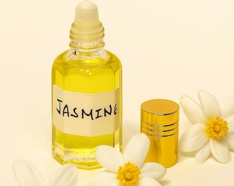 Handmade Royal Jasmine Attar | Jasmine Perfume Oil | Floral Notes | Alcohol-Free & Long-Lasting