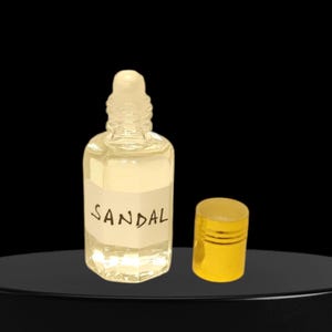 Luxury sandalwood fragrance oil for gifting, spiritual use, and personal fragrance
