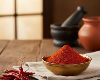 Organic Red Chili Powder | Pure Lal Mirch | Fiery Cooking Spice