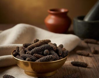 Poivre noir long biologique | Poivre entier | Épice aromatique pour la cuisine indienne