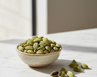 Organic Green Cardamom Pods: Aromatic Indian Cooking Spice