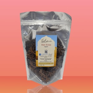 Organic Star Anise Pods: Aromatic Indian Cooking Spice