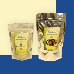 Pure Organic Ashwagandha Supplement for Stress & Fatigue Relief - Natural Wellness Herb for Energy & Focus